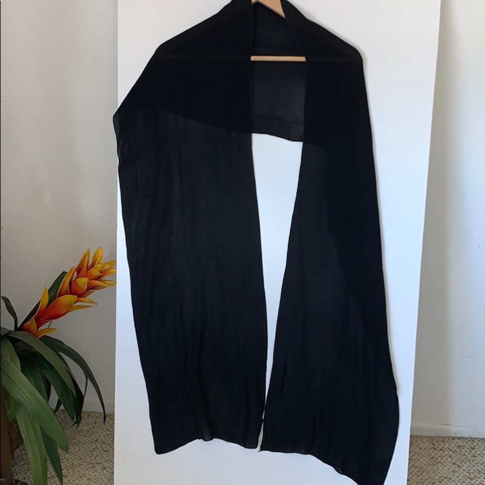 Black Large Scarf